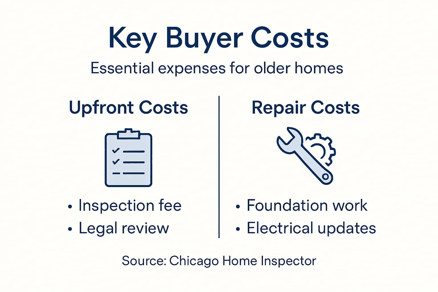 Infographic of Chicago home buying costs